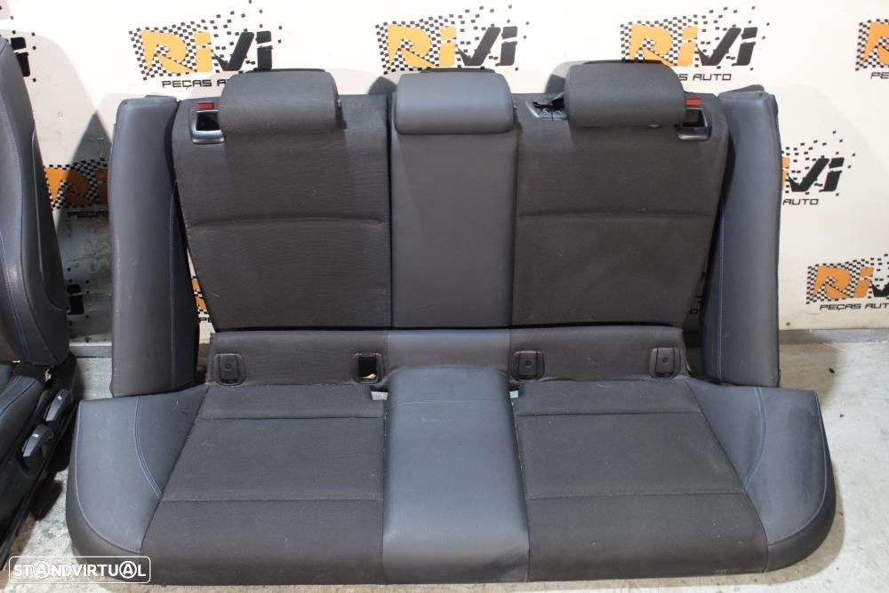 Conjunto De Bancos Bmw 1 (E87)  Bancos Bmw Serie 1 E87 Pack M Pele E T - 6