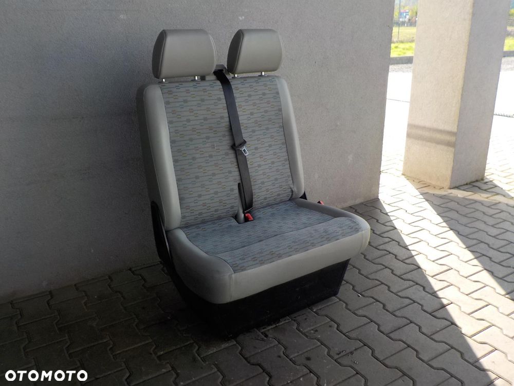 VW T5 LIFT T6 FOTEL SIEDZENIE KANAPA PODWÓJNA PASAŻERA PRZÓD PALACE