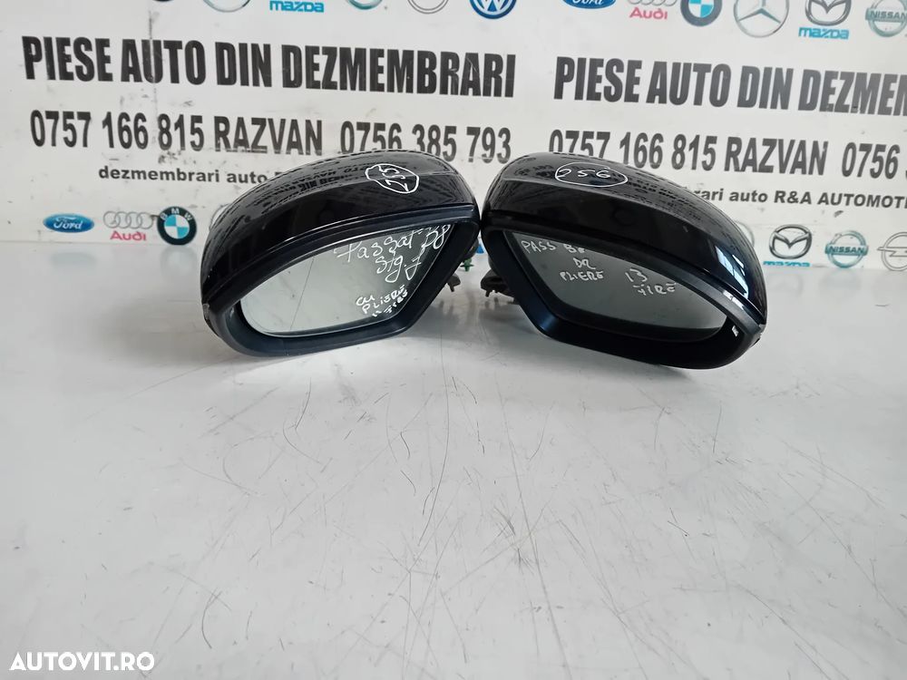 Oglinzi Oglinda Stanga Dreapta Vw Passat B8 2014-2020 Cu Rabatare Electrica Incalzire Volan Stanga - 8
