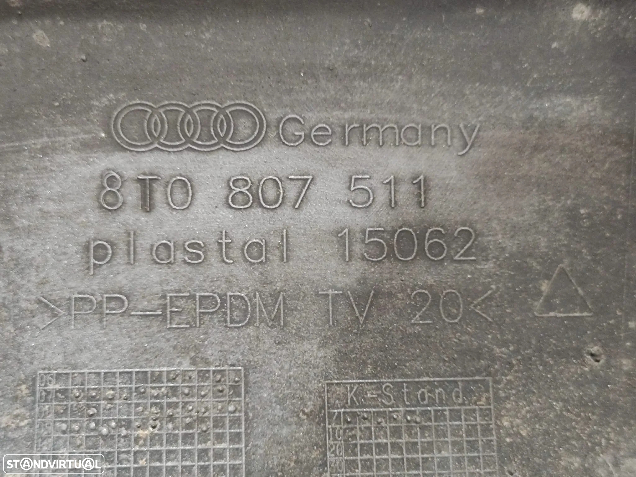 Parachoques traseiro original AUDI A5 8T S-LINE - 8