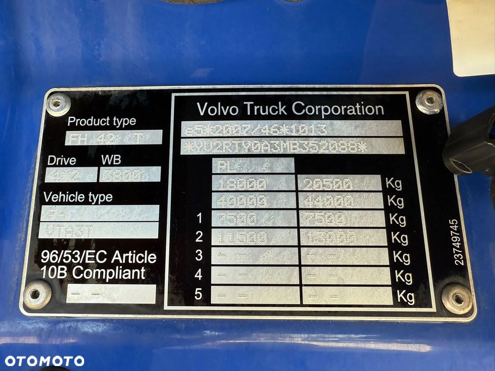 Volvo FH// XXL // I PARK COOL // LED // NAVI // KAMERY // - 12