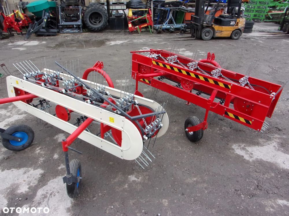 Pronar Przetrząsacz PWP530, PWP460 Pronar; ZKP770, ZKP-530, ZKP460 Inter-Tech; Z528 Kowalski; ZGRABIARKA ZKP420 Pronar, ZK42, ZK36 Kowalski; ZKT-420 Inter-Tech; ZK320 Mesko Rol; ZG-350 Euro-Masz; Przetrząsaczo-Zgrabiarka Z-275 Mesko-Rol; Przetrząsaczo zgraniarka taśmowa WIRAX, Akpil "OSA" - 37