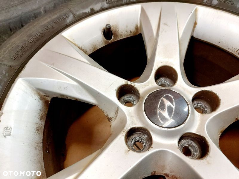 HYUNDAI I40 FELGI ALUMINIOWE ALUFELGI 16 CALI 5x114.3 ET40 52910-3Z100 - 5