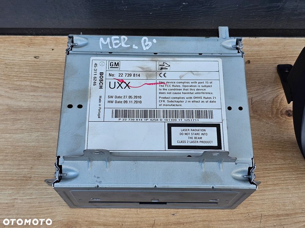 RADIO NAWIGACJA KOLOROWA OPEL MERIVA B DVD 800 NAVI CZARNA KOMPLET EUROPA - 5