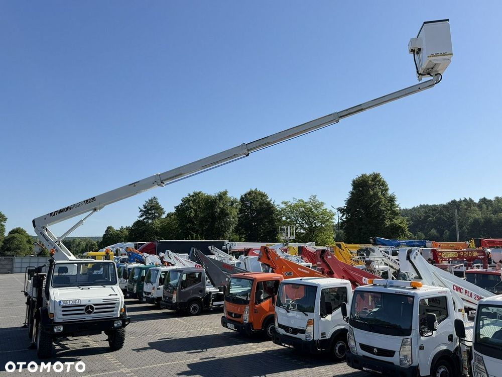 Mercedes-Benz UNIMOG 437 4x4 Zwyżka RUTHMANN STEIGER TB 220 Podnośnik Koszowy - 5