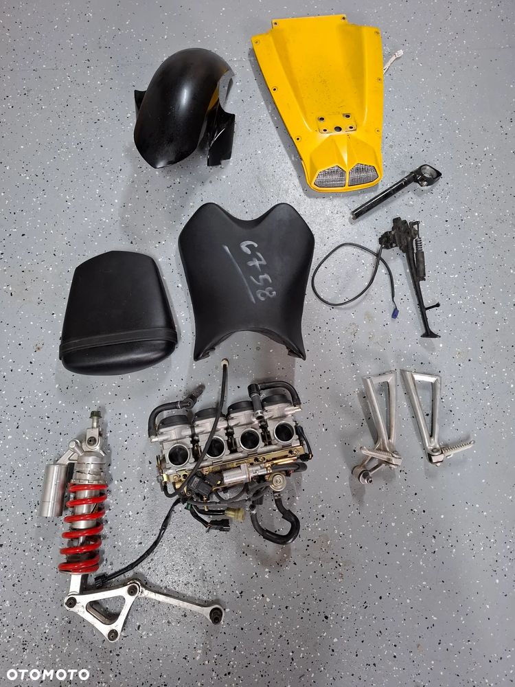 Yamaha R6 rj05 siedzenie przepustnice amortyzator błotnik set - 1