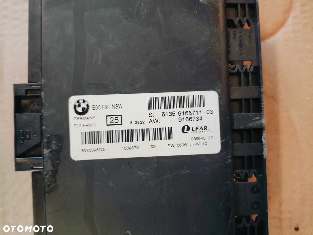 BMW E90 LIFT STEROWNIK ŚWIATEŁ 6135916671103 - 3