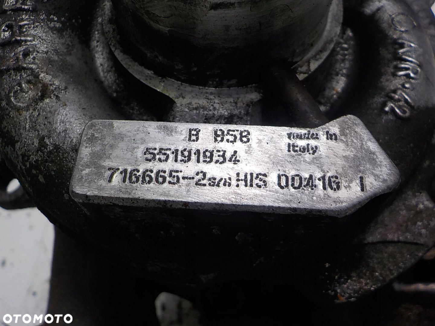 ALFA ROMEO 147 TURBOSPRĘŻARKA TURBINA 55191934 - 7