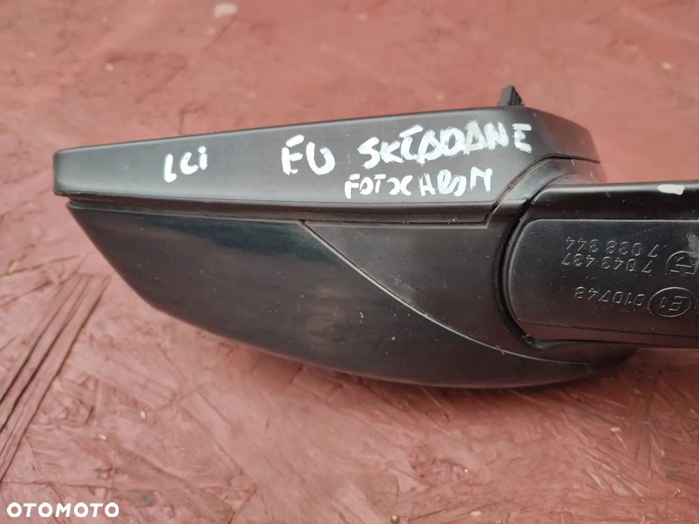 BMW E60 LCI / E61 LCI. ORYGINALNE LUSTERKA EUROPA LEWE / PRAWE ELEKTRYCZNIE SKŁADANE, FOTOCHROMATYCZNE PODGRZEWANE. W KOL. TIEFGRUEN METALLIC. O NR: 7 078 359 / 7 078 360 / 6 974 452 / 6 974 453 OEM. SPRAWNE W 100%. - 14