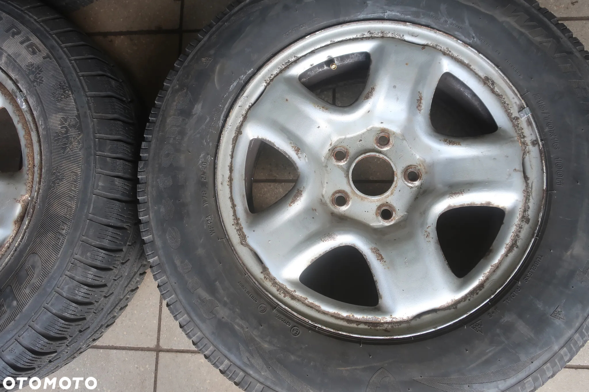 TOYOTA RAV 4 II 01-05R KOŁA ZIMOWE 16" 5X114,3 OPONY FELGI STALOWE 215 70 16 - 5