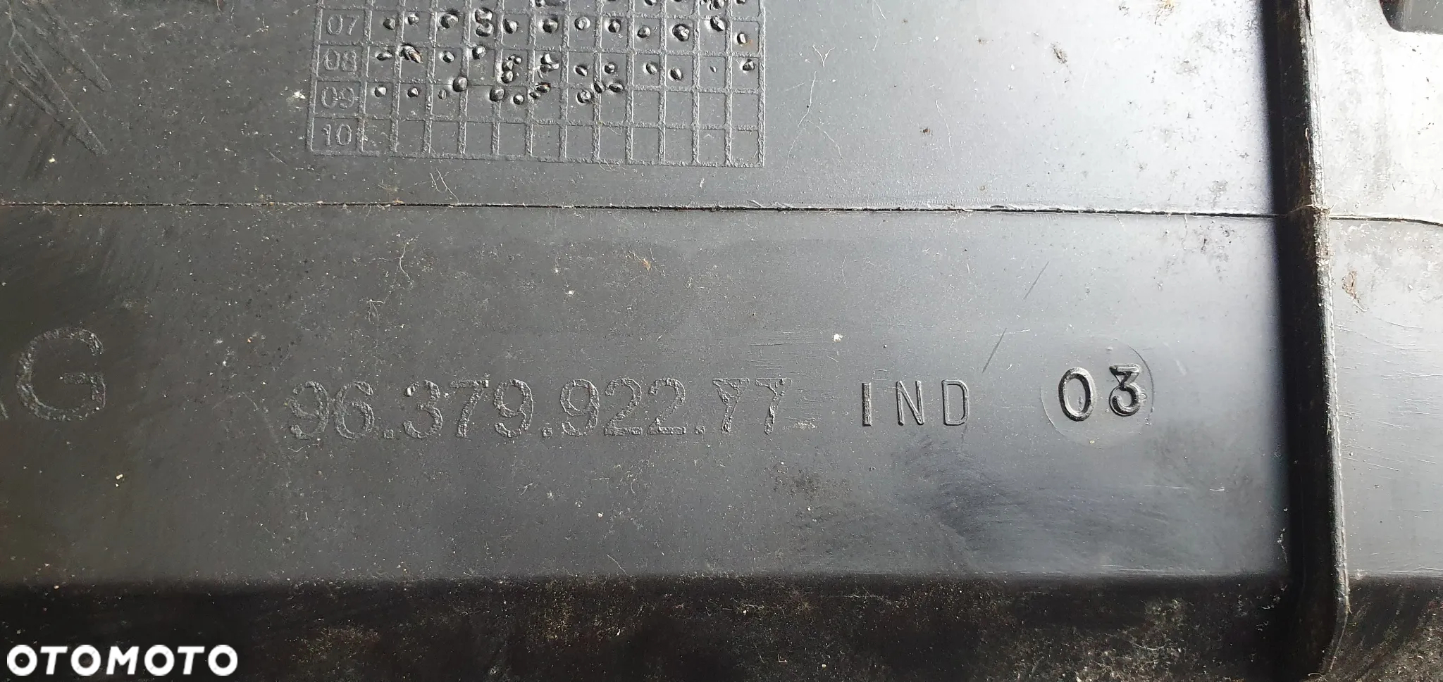 Podszybie osłona podszybia Citroen C3 Lift 9637992277 9680160977 - 6