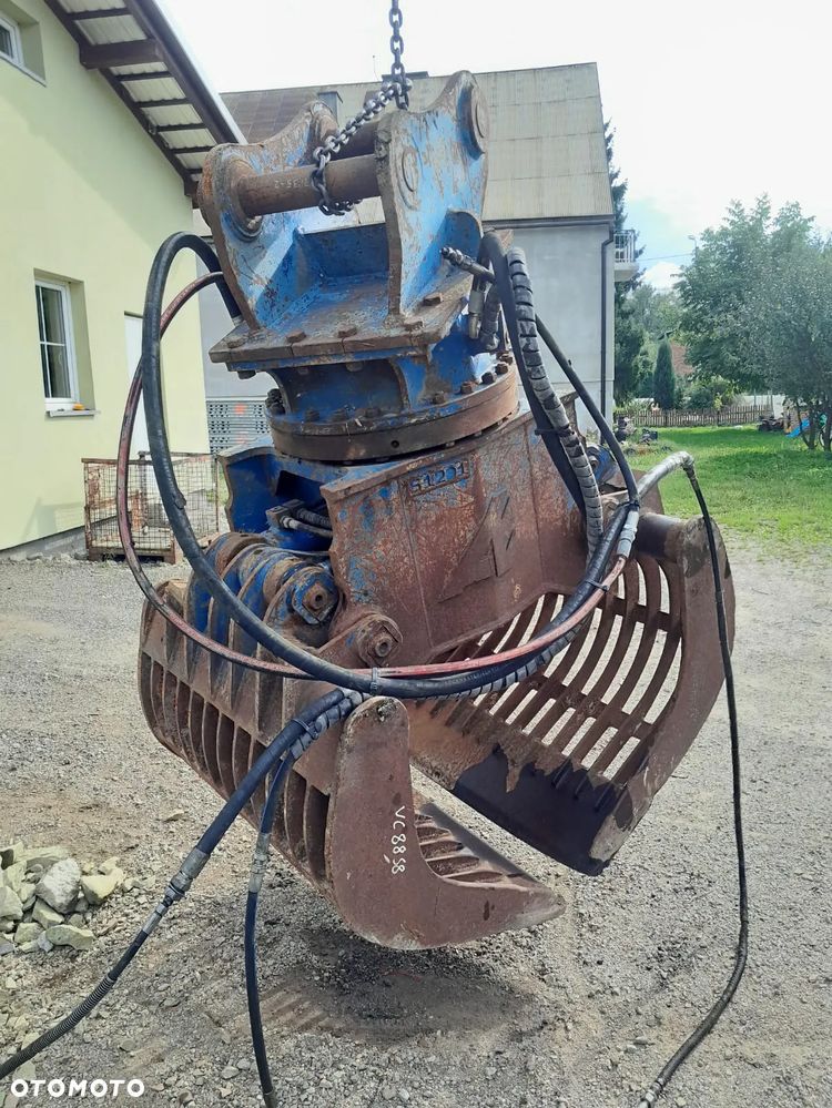 Chwytak hydrauliczny Arden S1201 na dwóch siłownikach obrotowy sortujący waga 1430kg. - 16