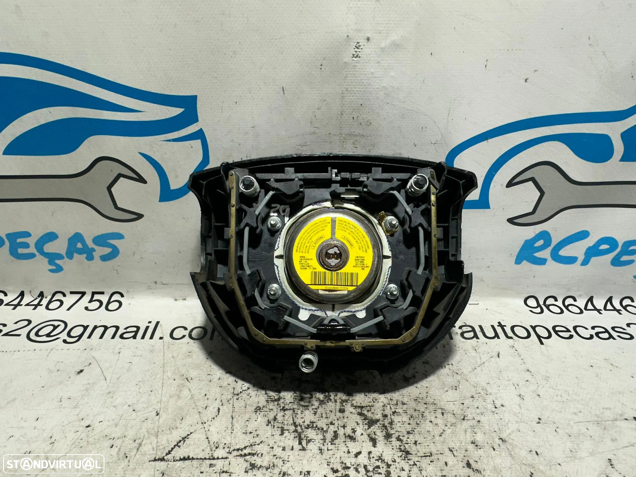 .Airbag Volante Guiador Original Ford Fiesta MK5 5 6S6AA042B85ACZHGT 2002 - 2008 - 4