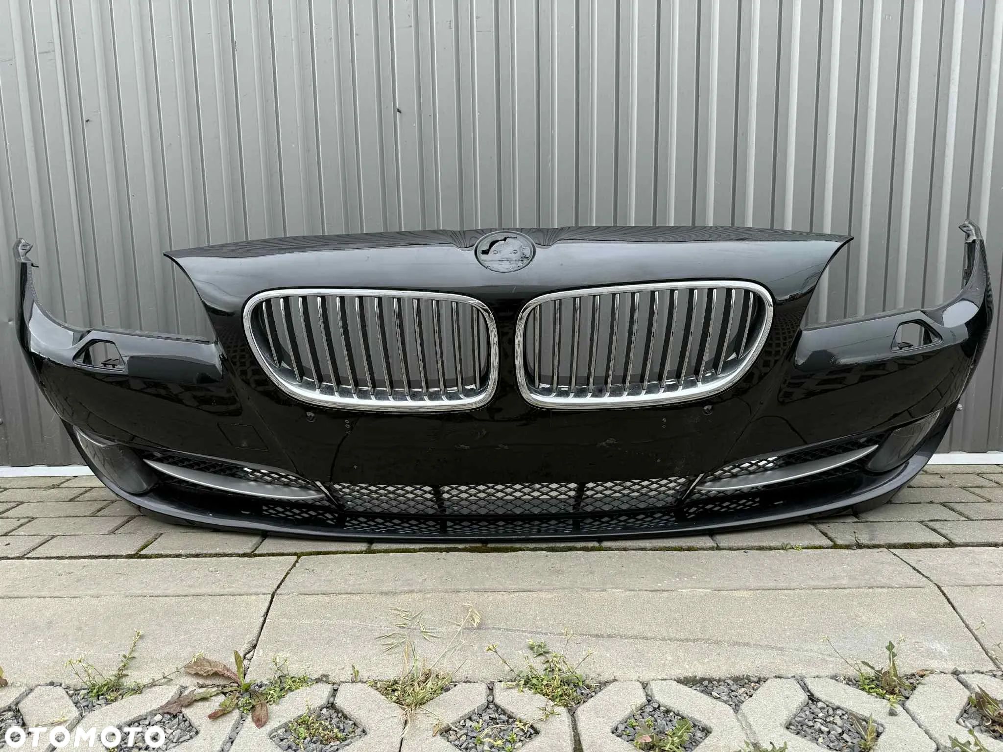Bmw 5 F10 F11 Zderzak Przód Przedni Kompletny 4xPDC Sprysk 475 Blacksaphire - 1