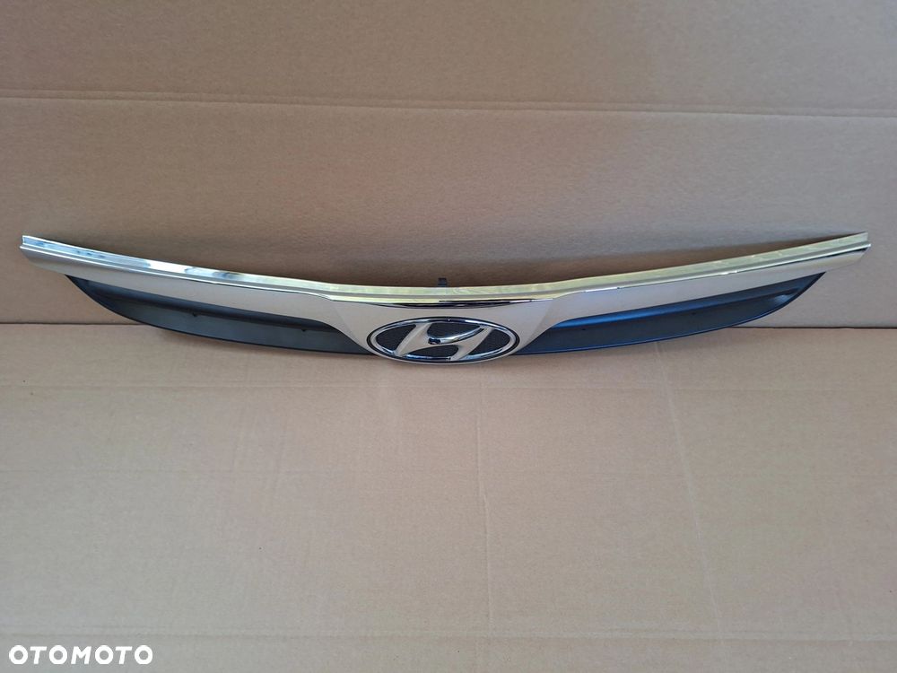 HYUNDAI i20 I GRILL ATRAPA+ KRATKA ŚRODKOWA W ZDERZAK PRZÓD 86561-J1000 86351-1J000 - 7