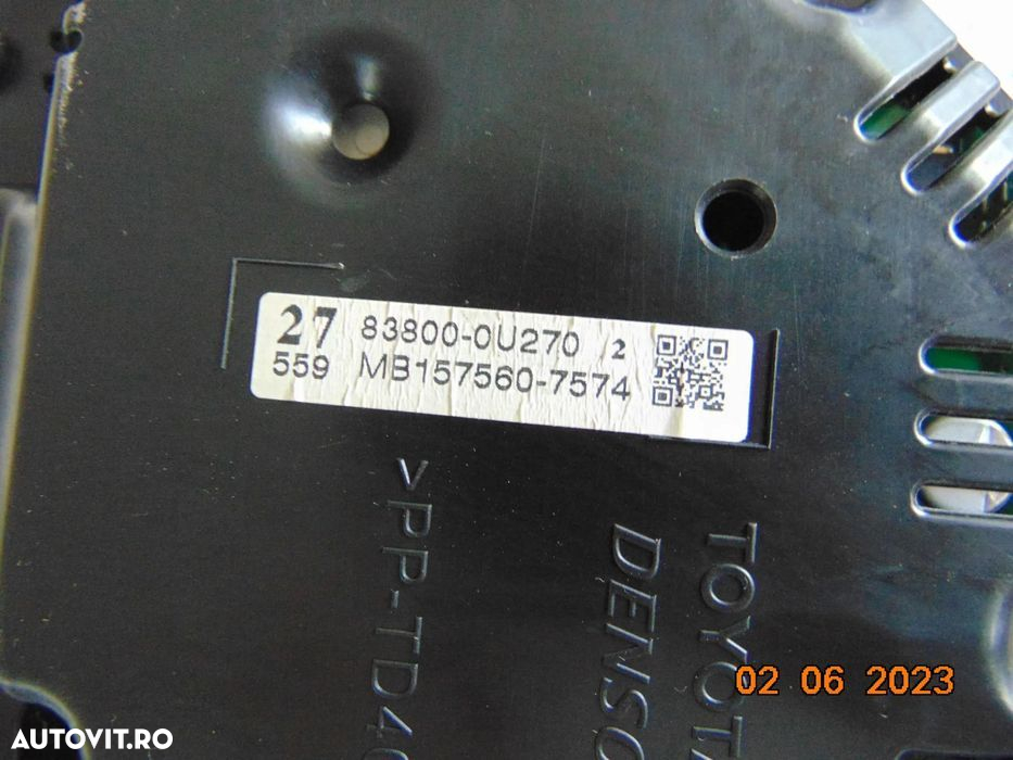 Ceasuri Toyota yaris 2012-2019 benzina ceasuri bord dezmembrez yaris 3 - 2