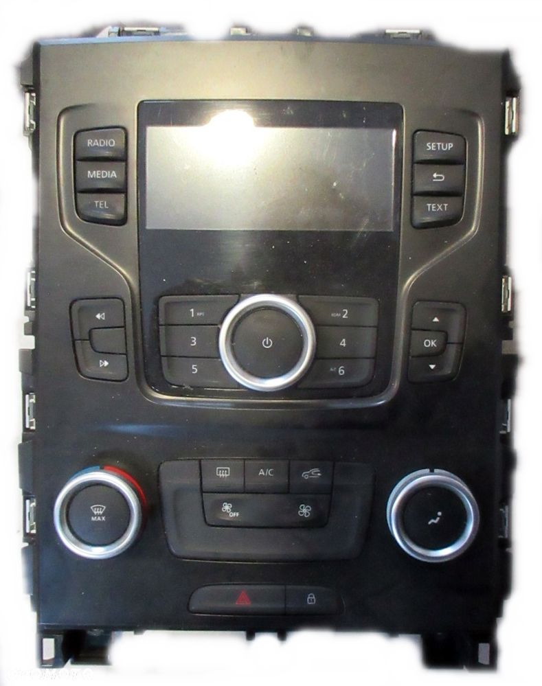 RENAULT MEGANE IV PANEL WYŚWIETLACZ RADIA 280909727R - 1