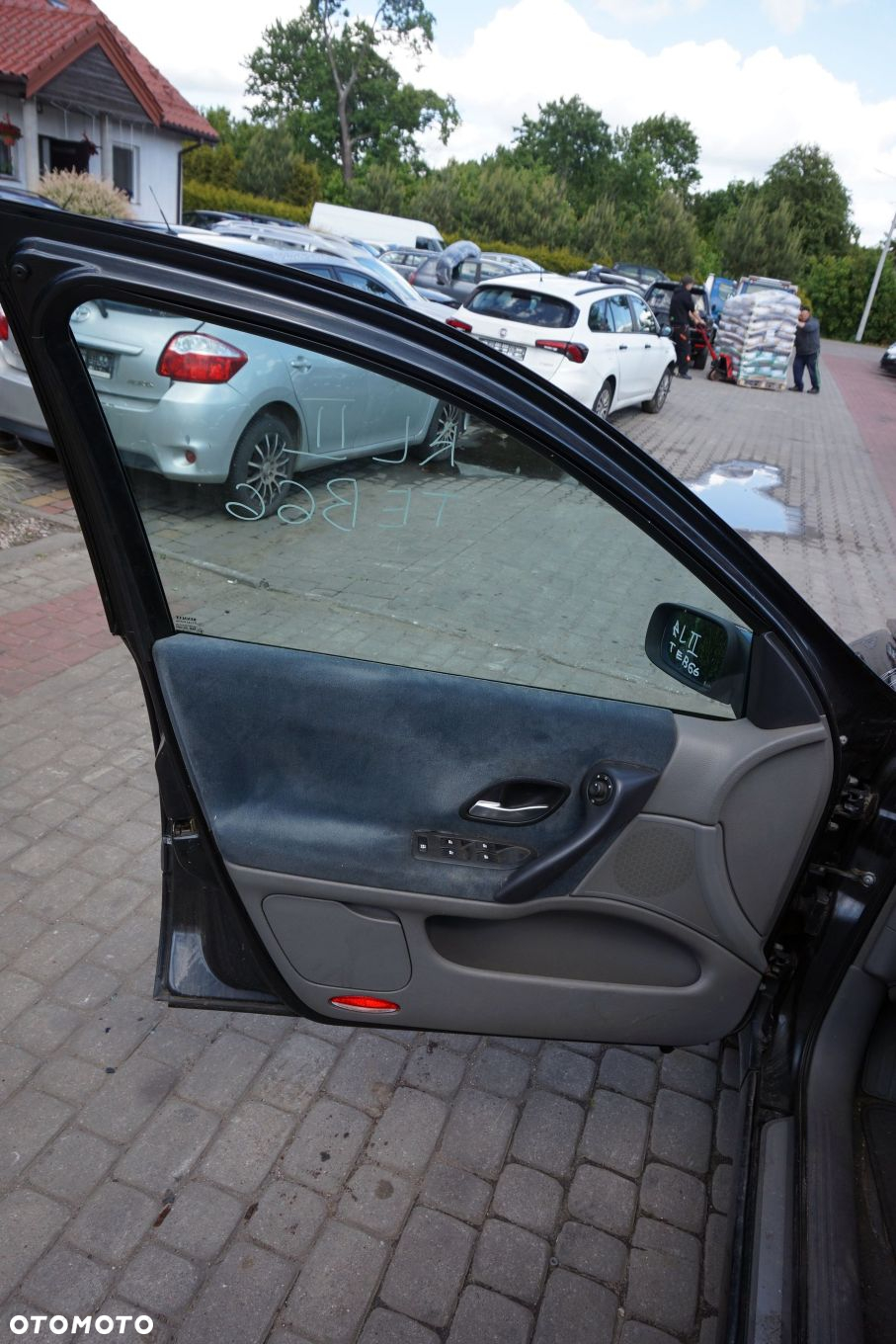 DRZWI PRZEDNIE LEWE LAGUNA II PH1 KOMBI TEB66  SZARY RENAULT 2001-2005 - 8