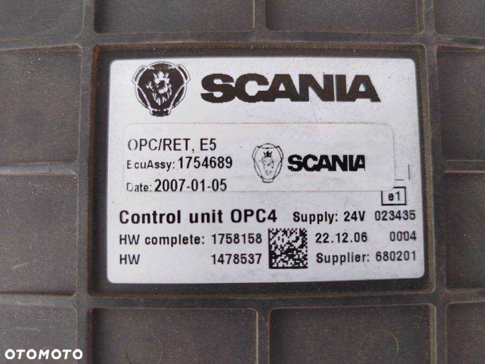 STEROWNIK SKRZYNI BIEGÓW RETARDERA OPC4 SCANIA - 4