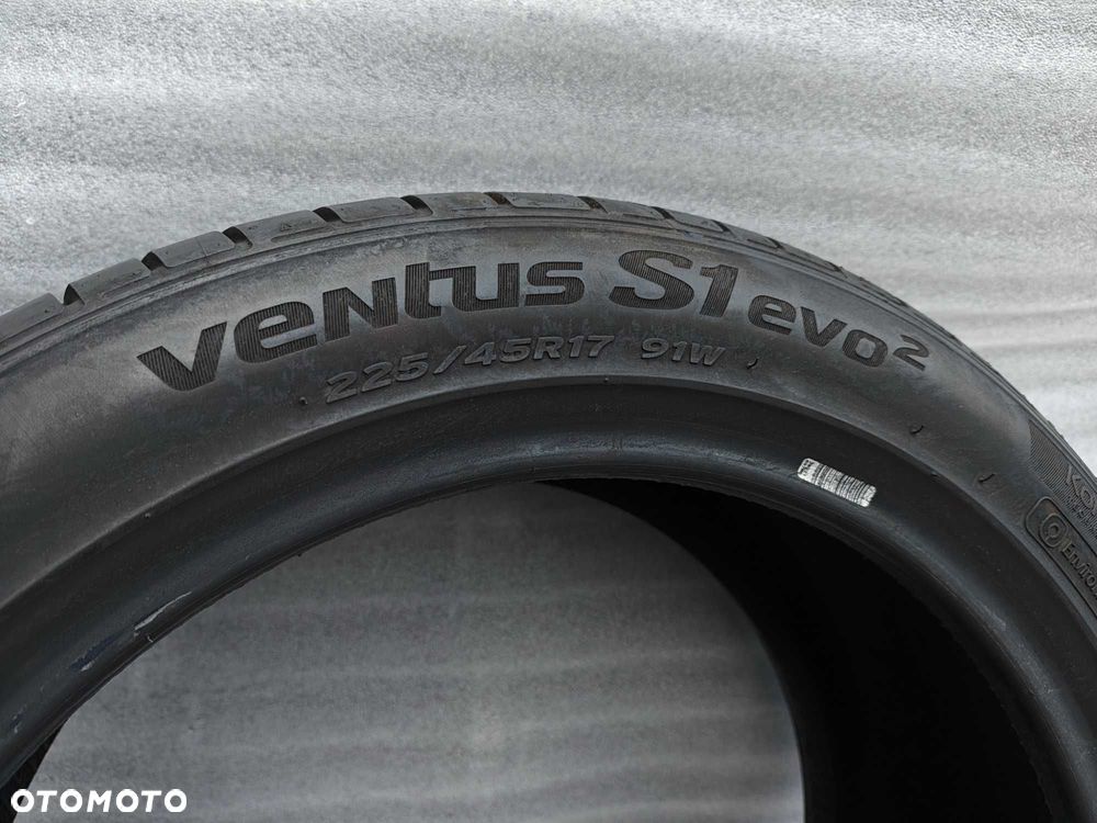 Opony Letnie 225/45/17 Hankook 2szt 6,5mm MB - 6