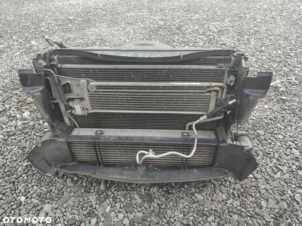 MERCEDES W212 3.0 CDI OM642 350cdi Pas Przedni Wzmocnienie Czołowe Chłodnice Belka - 4