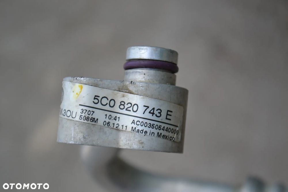 VW JETTA VI PRZEWÓD KLIMATYZACJI 5C0820743E - 3