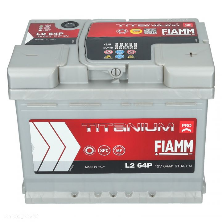FIAMM Titanium PRO L2 64P 64Ah 610A P+ - 2
