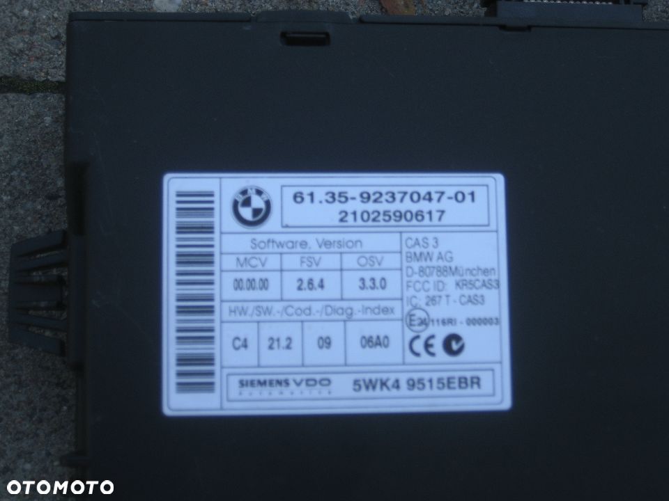 bmw x1 e84 09-12r 2,0 diesel n47d20c komputer silnika zestaw startowy 8512498 0281017550 - 6