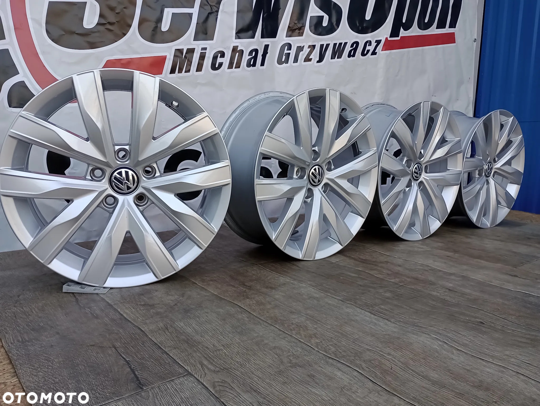 FELGI ALUMINIOWE 5x112 R17 7J ET38 VOLKSWAGEN ARTEON BEETLE CADDY CC E-GOLF EOS GOLF JETTA PASSAT SCIROCCO SHARAN T4 TIGUAN TOURAN T-ROC TOURAN CROSS - 2