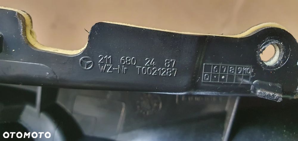 Schowek pasażera półka Mercedes E-Klasa W211 A2118603305 2116802487 - 9