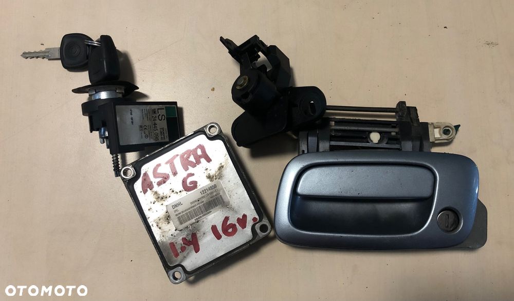 Zestaw startowy sterownik Opel Astra G 1.4 16v 12214850 DNHL
