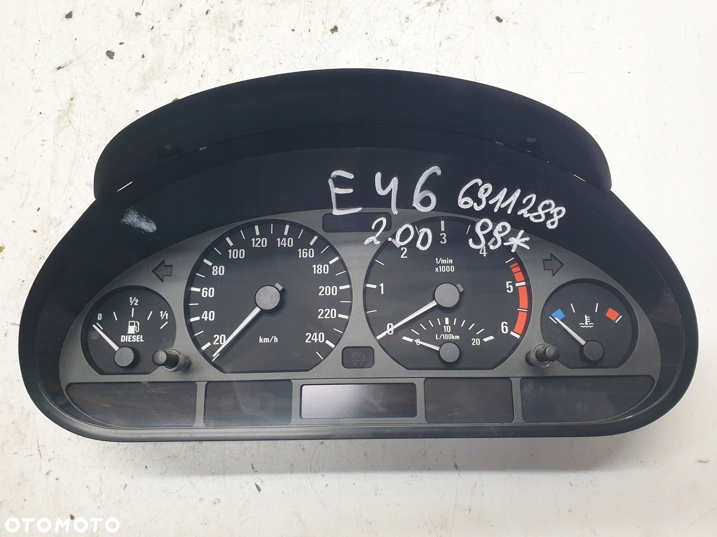 LICZNIK ZEGARY BMW E46 2.0 DIESEL 6911288 - 1