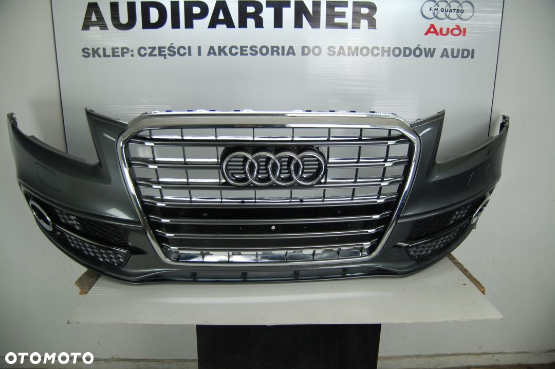 ZDERZAK AUDI Q5 S-LINE 8R LIFT 2012-2016 CHROMY oryginał - 5