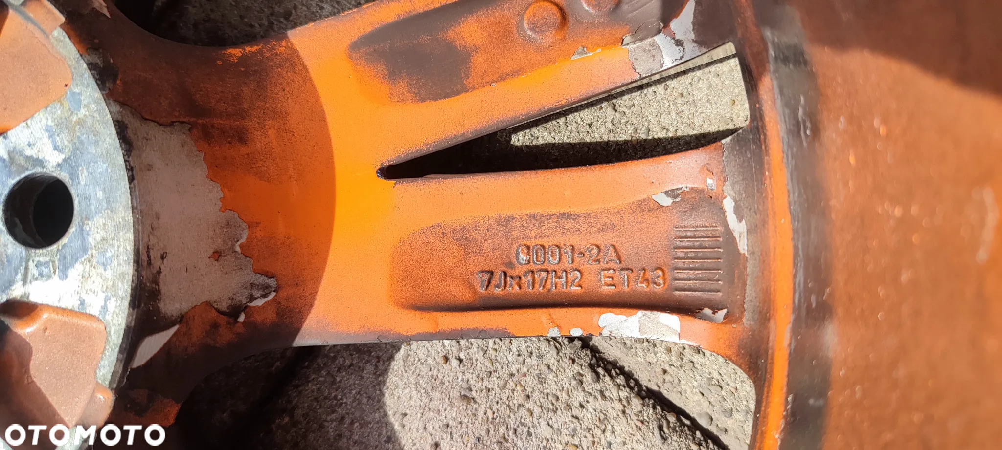 FELGI ALUMNIOWA 5x100 7Jx17 CALI ET43 fi 57.1 6J0601025C MALOWANE SEAT VW SKODA AUDI KOMPLET 4 SZTUKI - 8