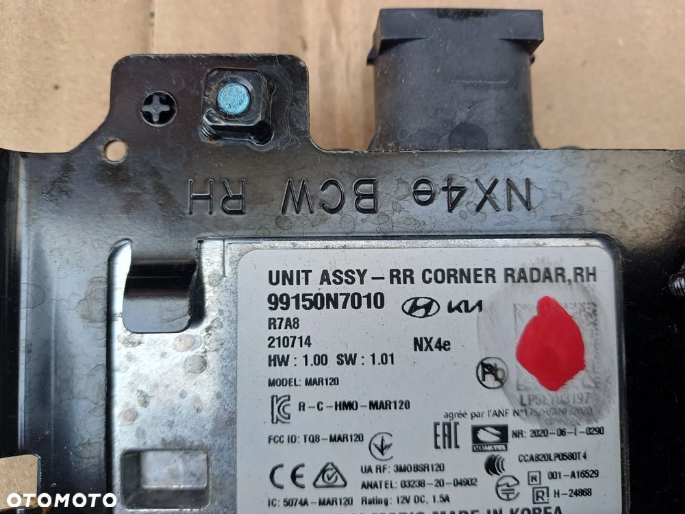 HYUNDAI tucson RADAR distronic sensor TYŁ prawy 99150-N7010 - 5
