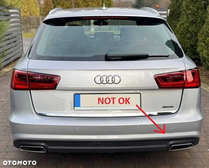 Spoiler dyfuzor zderzaka tył Audi A6 C7 2014 -18 lift ver1 TFB TUNING - 6