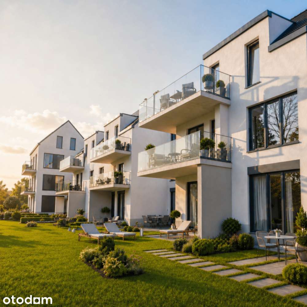 Apartament z dwiema strefami tarasowymi i antresolą