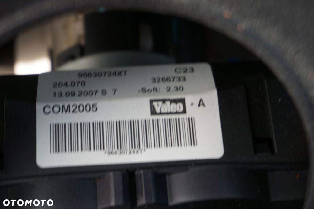 PRZEŁĄCZNIK ZESPOLONY TAŚMA AIRBAG 207  96630724XT PEUGEOT 2006-2009 - 4