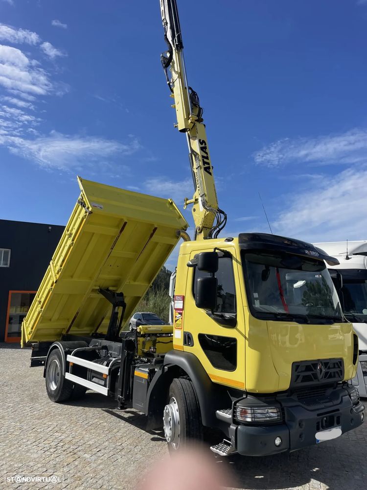 Renault D16 - 240Cv - Basculante C/ Grua - 2019 - 2