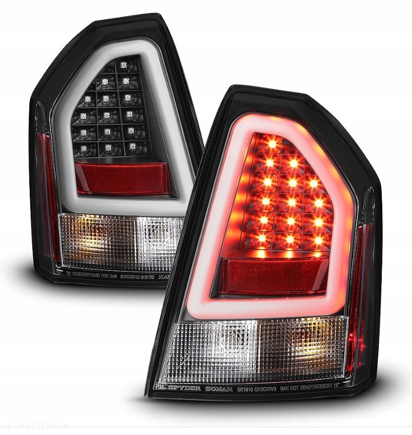 Lampy tylna kpl Tuning Black Chrysler 300c 05- - 2