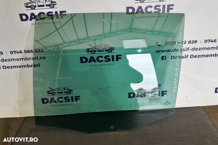 Geam usa spate stanga 43R-001108 5N0845025A 43R-001108 5N0845025A Vol - 1