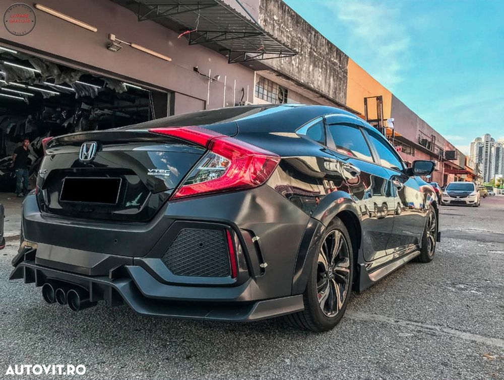 Pachet Exterior Honda Civic MK10 FC FK Sedan (2016+) Type R Design- livrare gratuita - 21