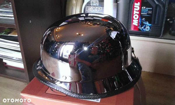 kask otwarty german chrom