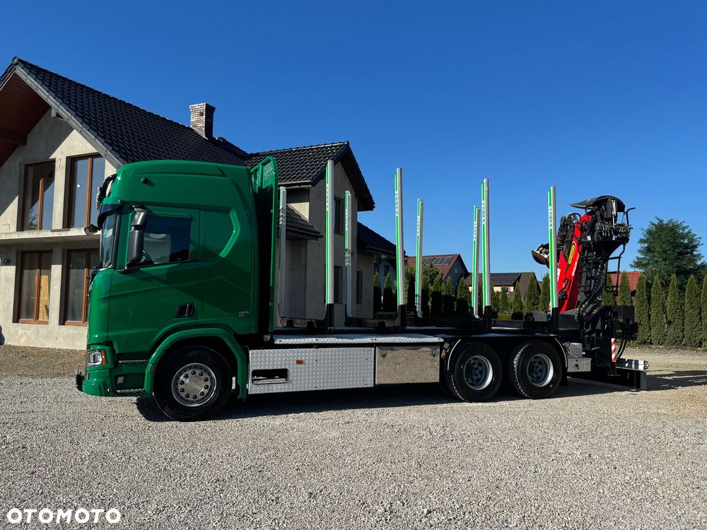 Scania R500 Do drewna drzewa stosu kłody EPSILON M12Z - 12