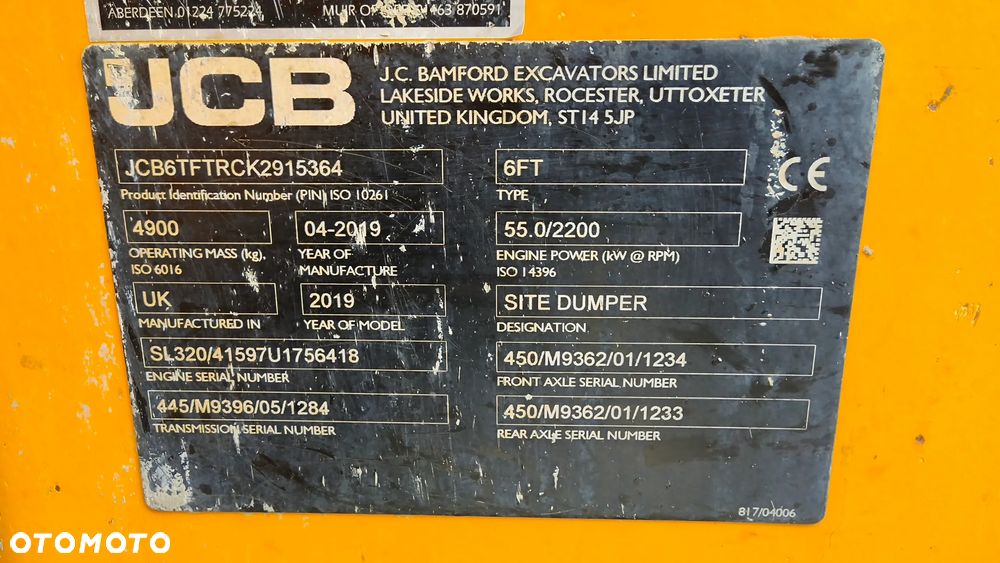 JCB 6 FT - 9