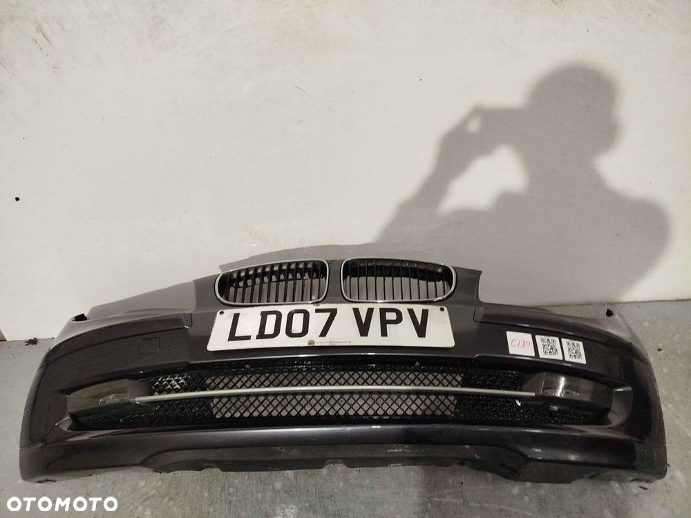^ ZDERZAK PRZÓD PRZEDNI DO BMW E87 SERII 1 LIFT FL SPARKLING GRAPHITE SZARY GRAFITOWY HALOGENY - 1