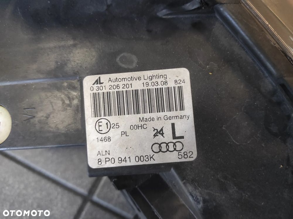 AUDI A3 8P 03-08R LAMPA LEWA PRZEDNIA ..K.. H7 8P0941003K WYSYŁKA !!! - 5