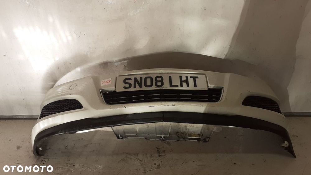 + ZDERZAK PRZÓD PRZEDNI DO OPEL ASTRA H 3 III Y474 BIAŁA LIFT FL - 1