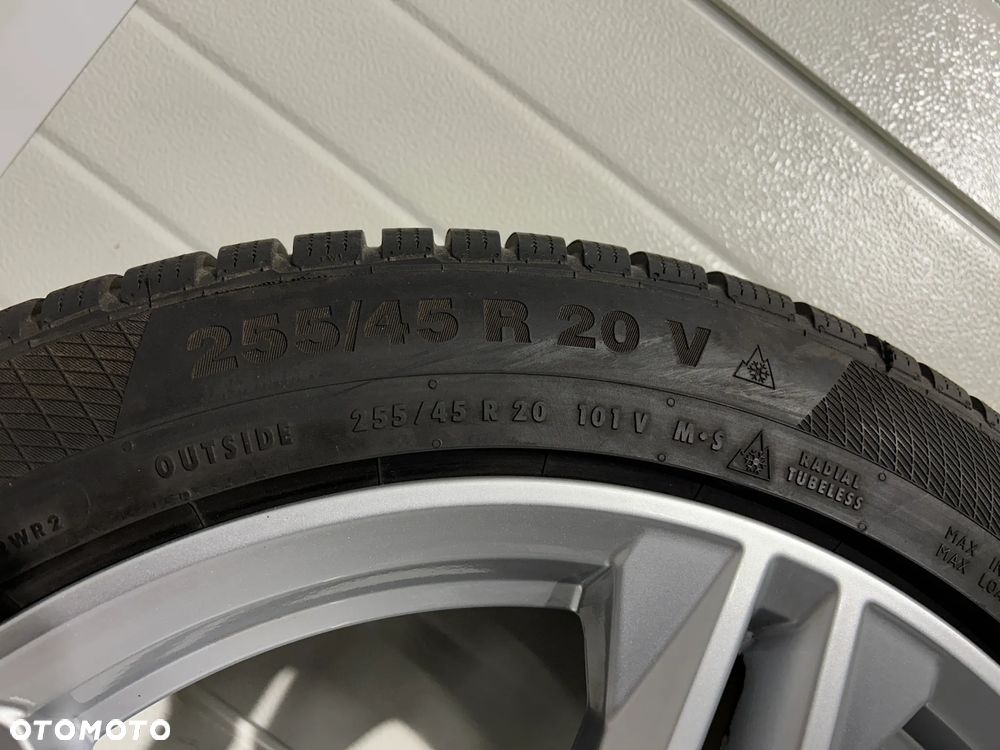 Oryginalne KOŁA FELGI 20 AUDI Q5 Continental 255/45R20 2023r 8,5mm jak NOWE - 9