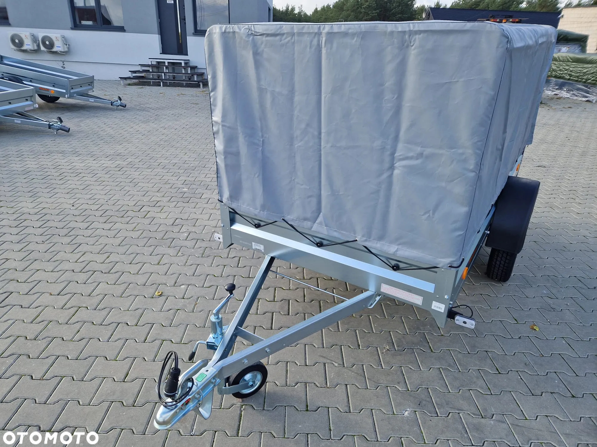 Neptun Neptun DOSTAWA Przyczepka 263x129x110cm N7-263 ptw PROMOCJA! Lekka przyczepa jednoosiowa ze stelażem i plandeką GN114 - 4